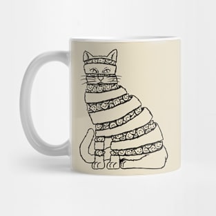 Cats in a cat (B&W) Mug